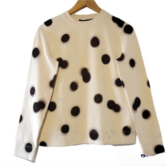 Marc By Marc Jacobs Polka Dot Print Crew Neck Sweater Size Small. - Picture 7 of 8